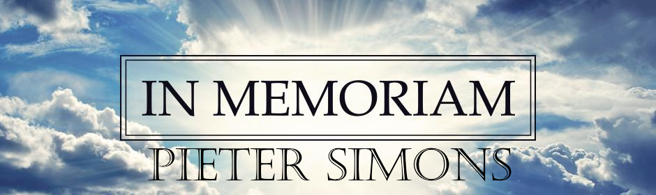 In memoriam: Pieter Simons